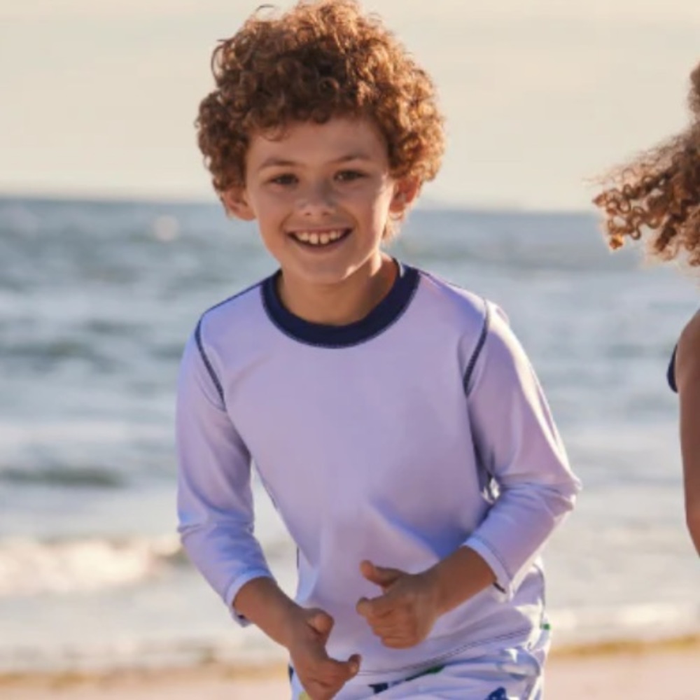 Mon Coeur Blue Long Sleeve Rashguard